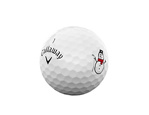 Callaway golf ball with snowman illustration