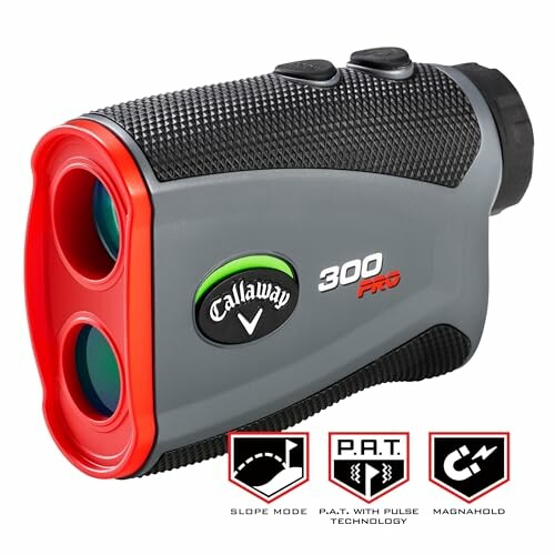 Callaway 300 Pro golf rangefinder with slope mode and pulse technology.