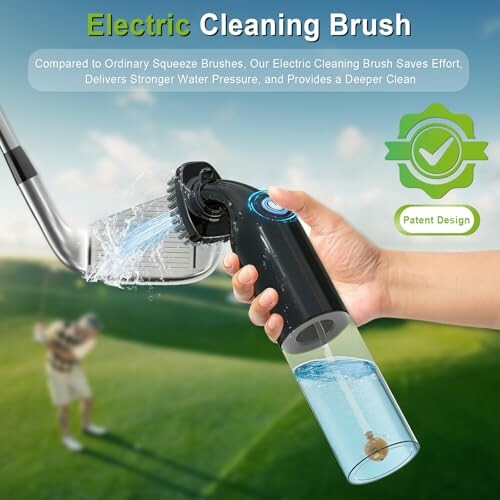 Electric Golf Club Cleaner Brush