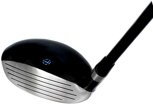 Close-up of a golf club driver head