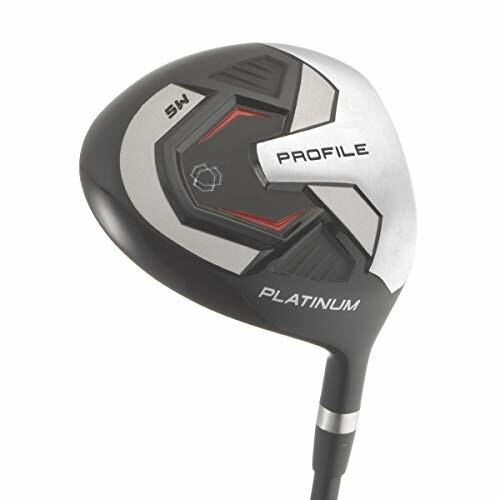 Golf club driver with Profile branding and modern design.