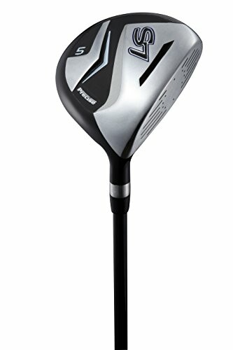 Golf club driver with black and silver head.