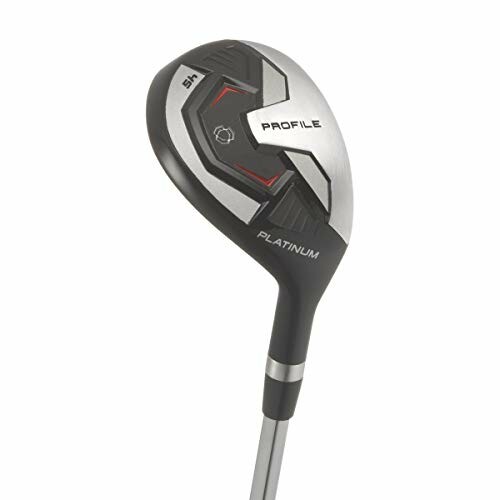 Golf club hybrid with Profile branding.