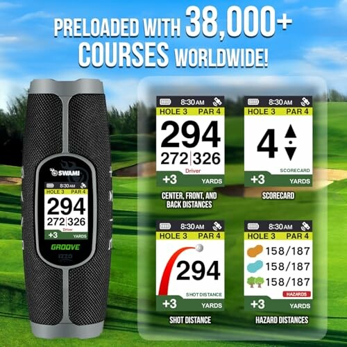 Izzo Golf Swami Groove GPS Speaker