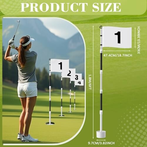 4 Pack Golf FlagStick