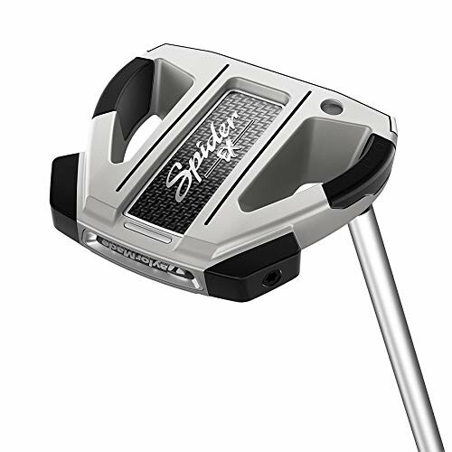 A modern golf putter with a sleek design.