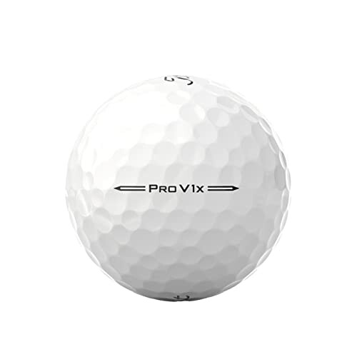 Pro V1x golf ball on white background