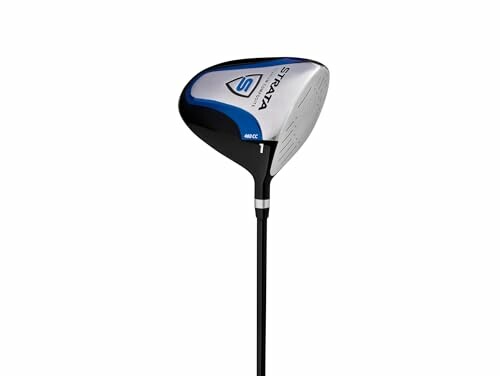 Strata golf club driver with blue and white design