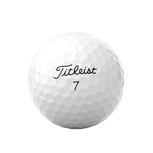 Titleist golf ball with number 7