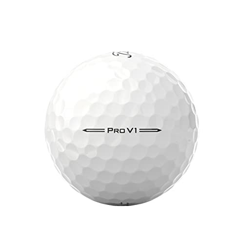 White golf ball with Pro V1 logo