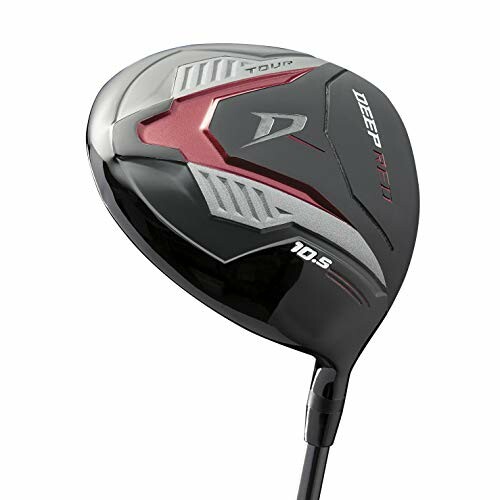 Wilson Deep Red golf club driver with black and red design.