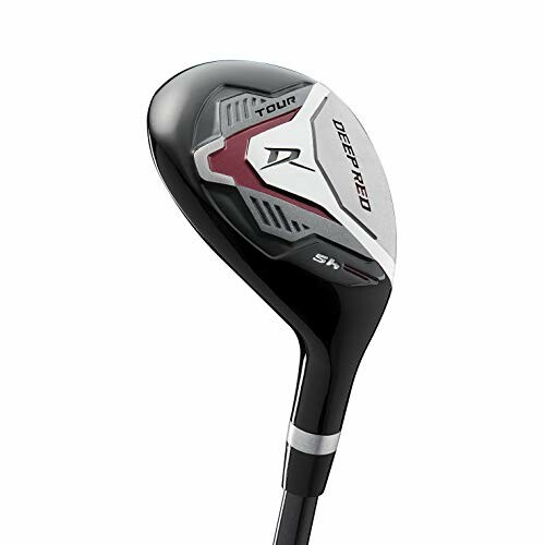 Wilson Deep Red golf club head with sleek design.